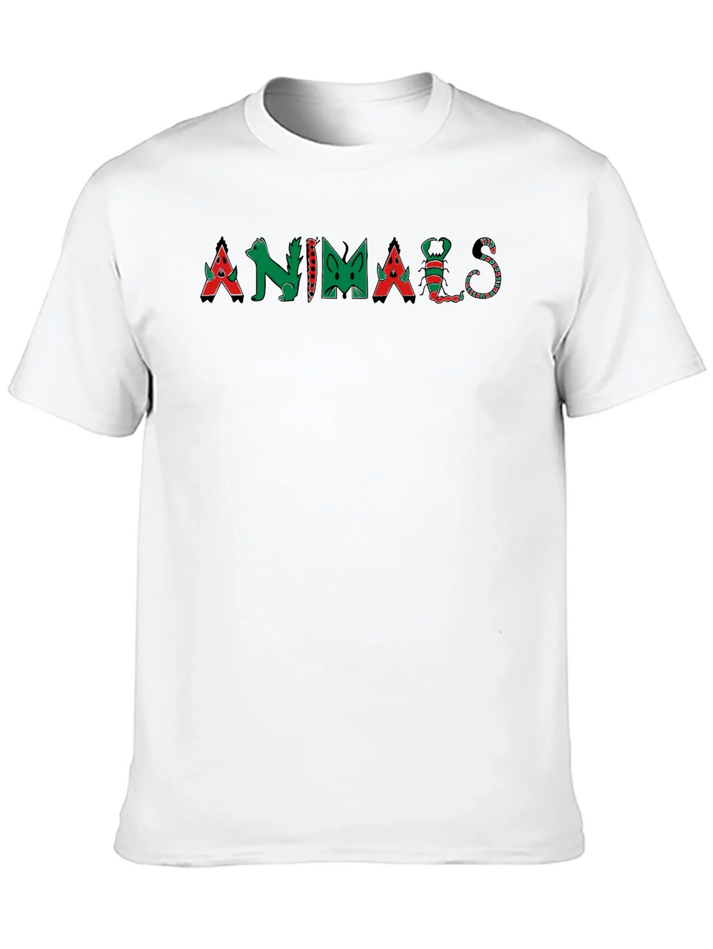 Animals Graphic Tee - Black Cotton T-Shirt product image 9