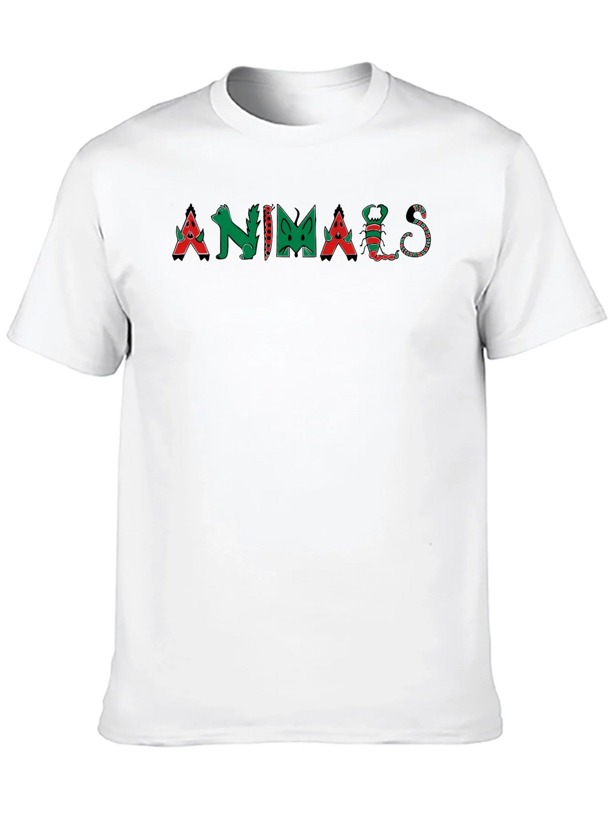 Animals Graphic Tee - Black Cotton T-Shirt product image 9