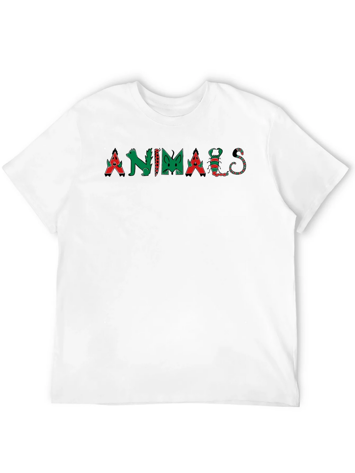 Animals Graphic Tee - Black Cotton T-Shirt product image 11