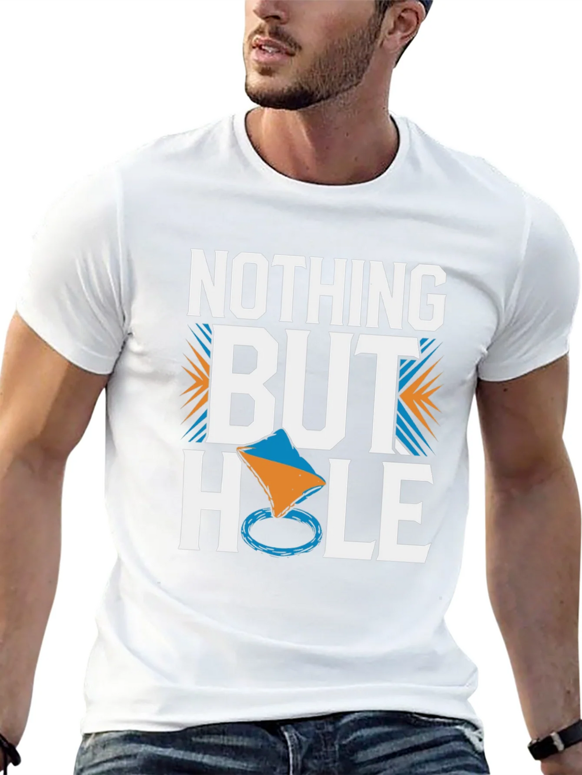 Nothing But Hole T-Shirt Cornhole Player Tee product image 9