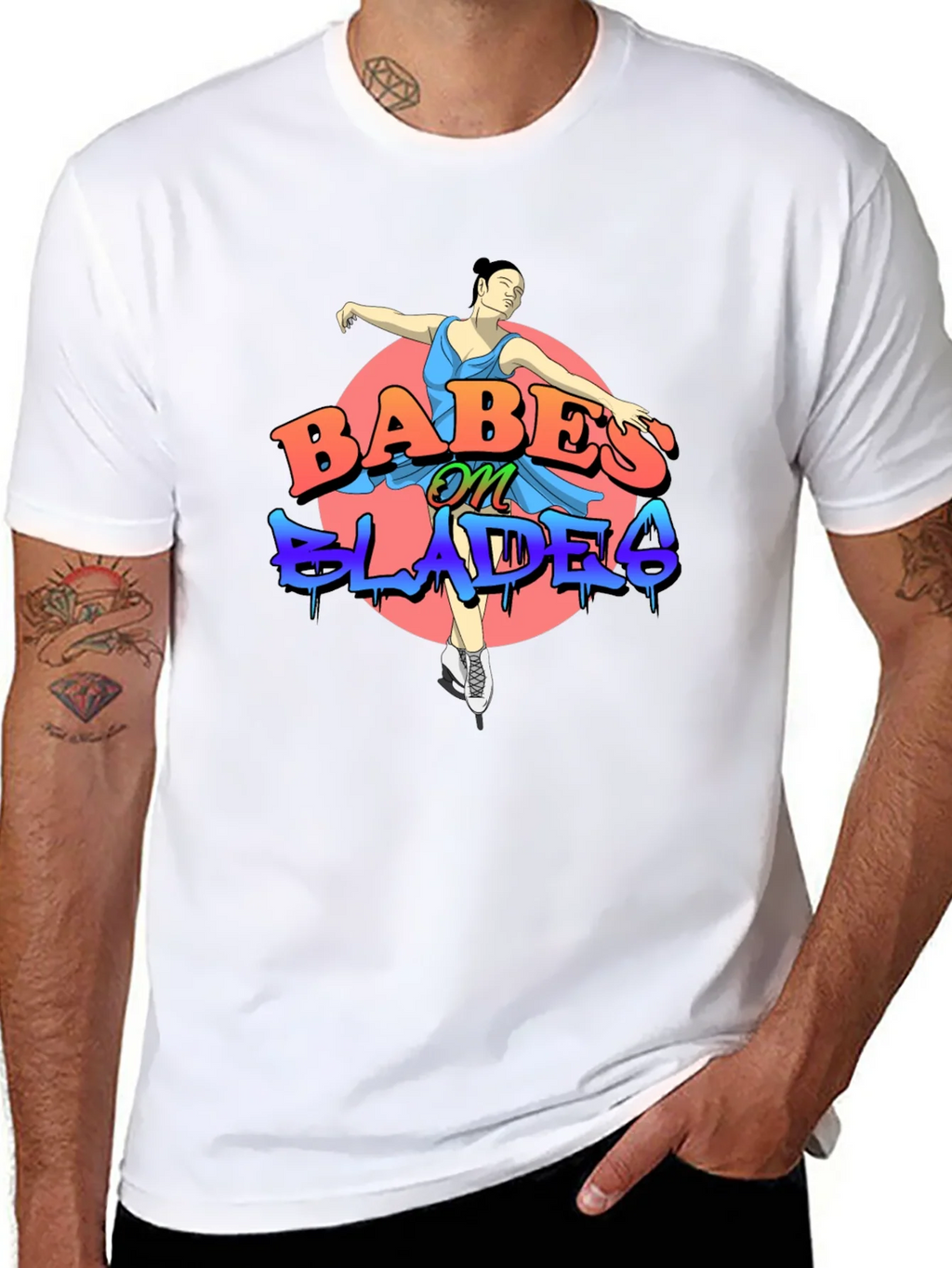 Babes on Blades Graphic T-Shirt product image 7