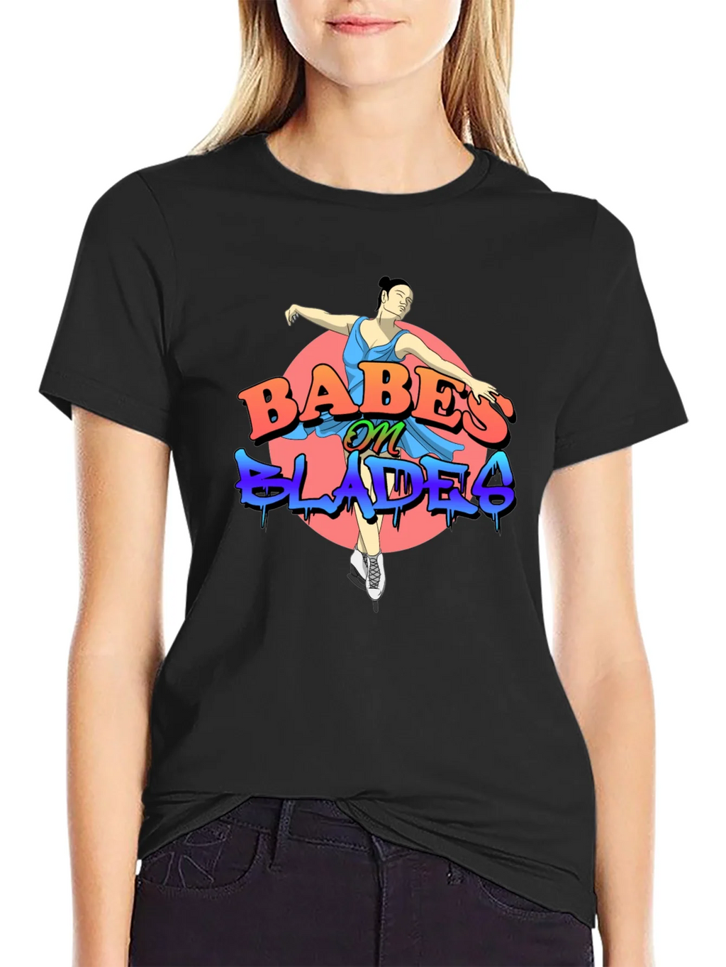 Babes on Blades Graphic T-Shirt product image 2