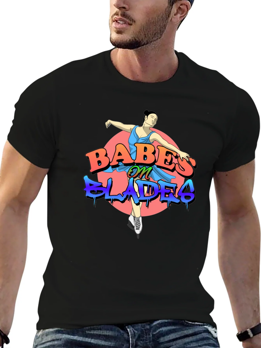 Babes on Blades Graphic T-Shirt product image 6