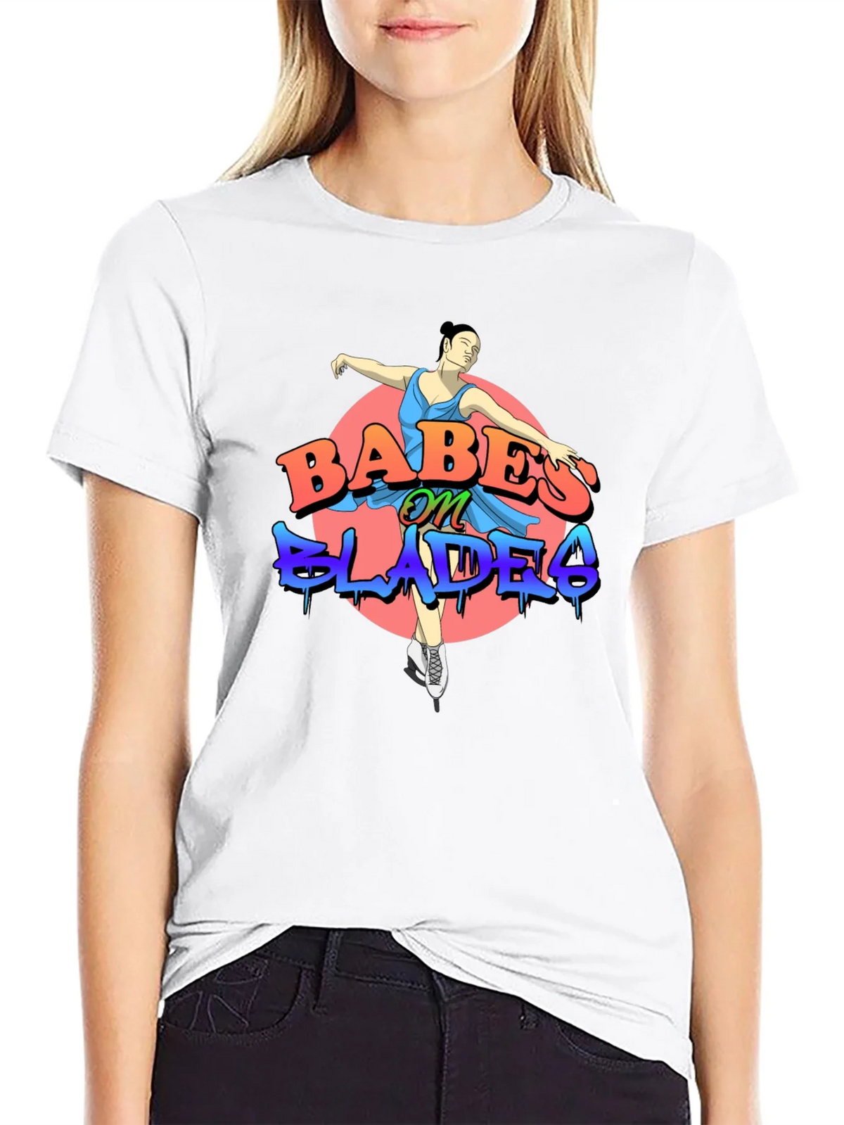 Babes on Blades Graphic T-Shirt product image 8