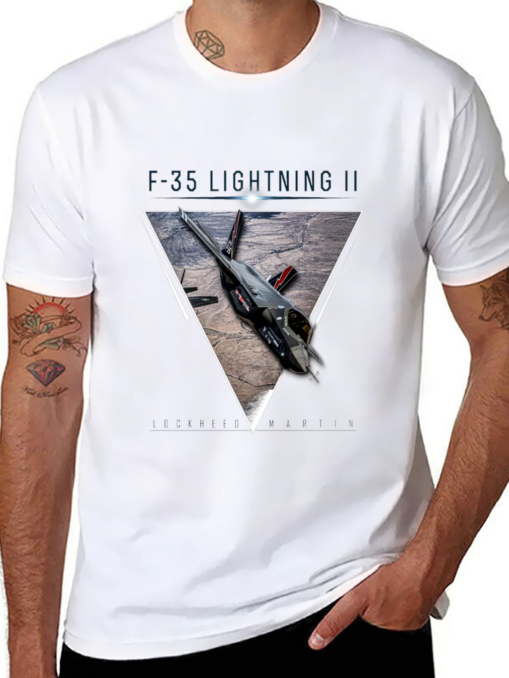 F-35 Lightning II Graphic Print T-Shirt product image 6