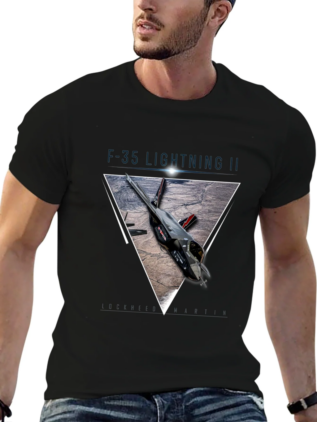 F-35 Lightning II Graphic Print T-Shirt product image 5