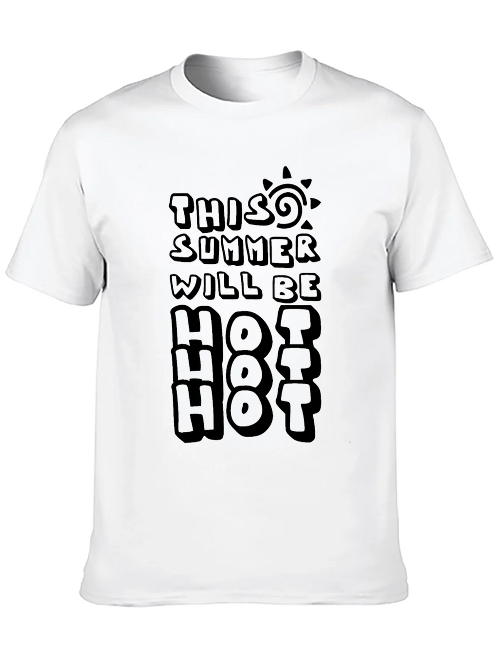 Summer Hot T-Shirt - Unisex Black Tee product image 5