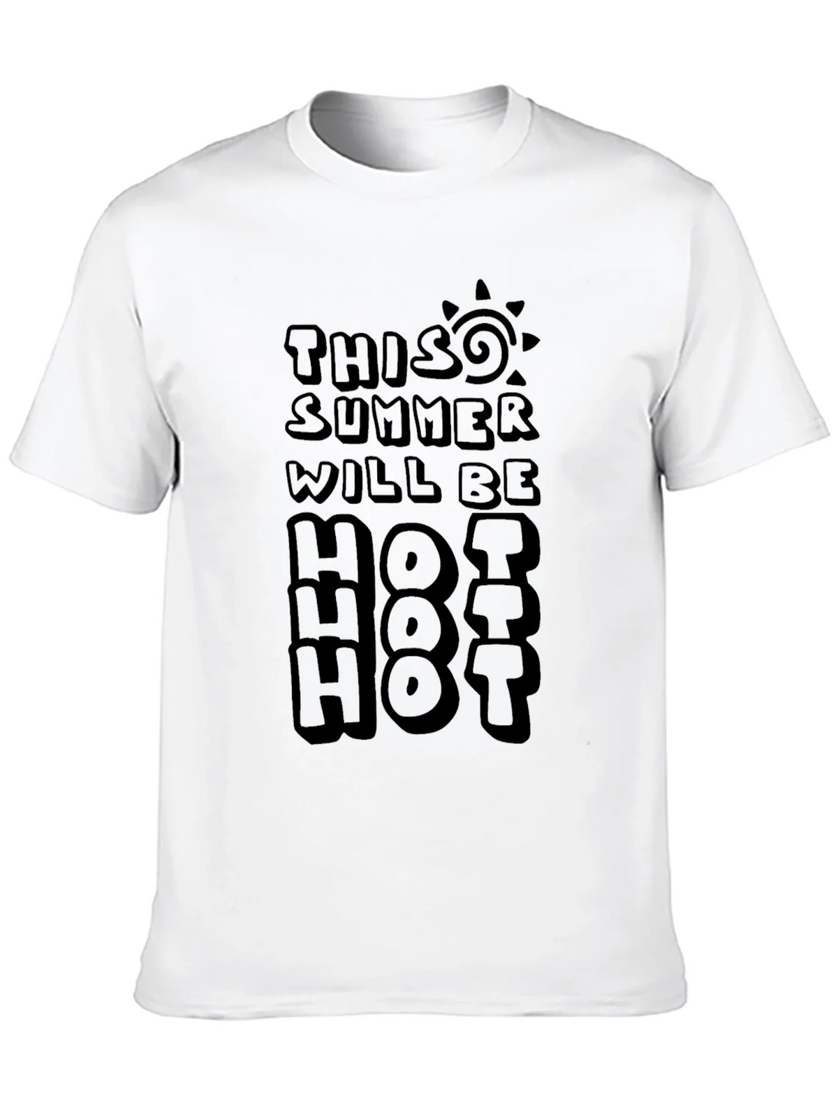 Summer Hot T-Shirt - Unisex Black Tee product image 5