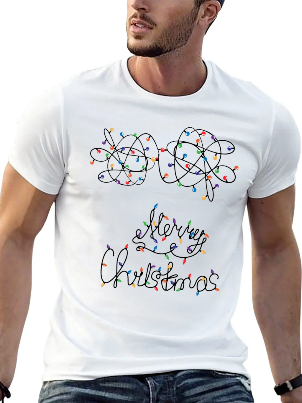 Merry Christmas Lights T-Shirt product image 12