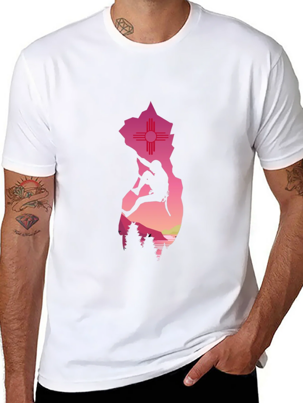 New Mexico Climber Graphic Tee product image 7