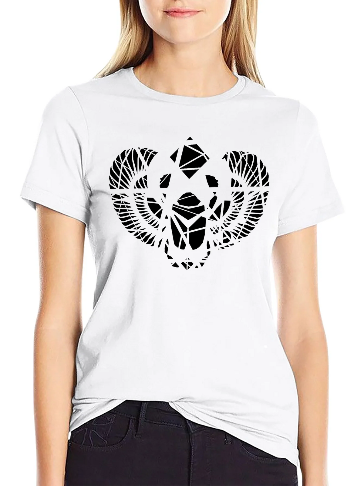 Unique Graphic Black T-Shirt product image 8