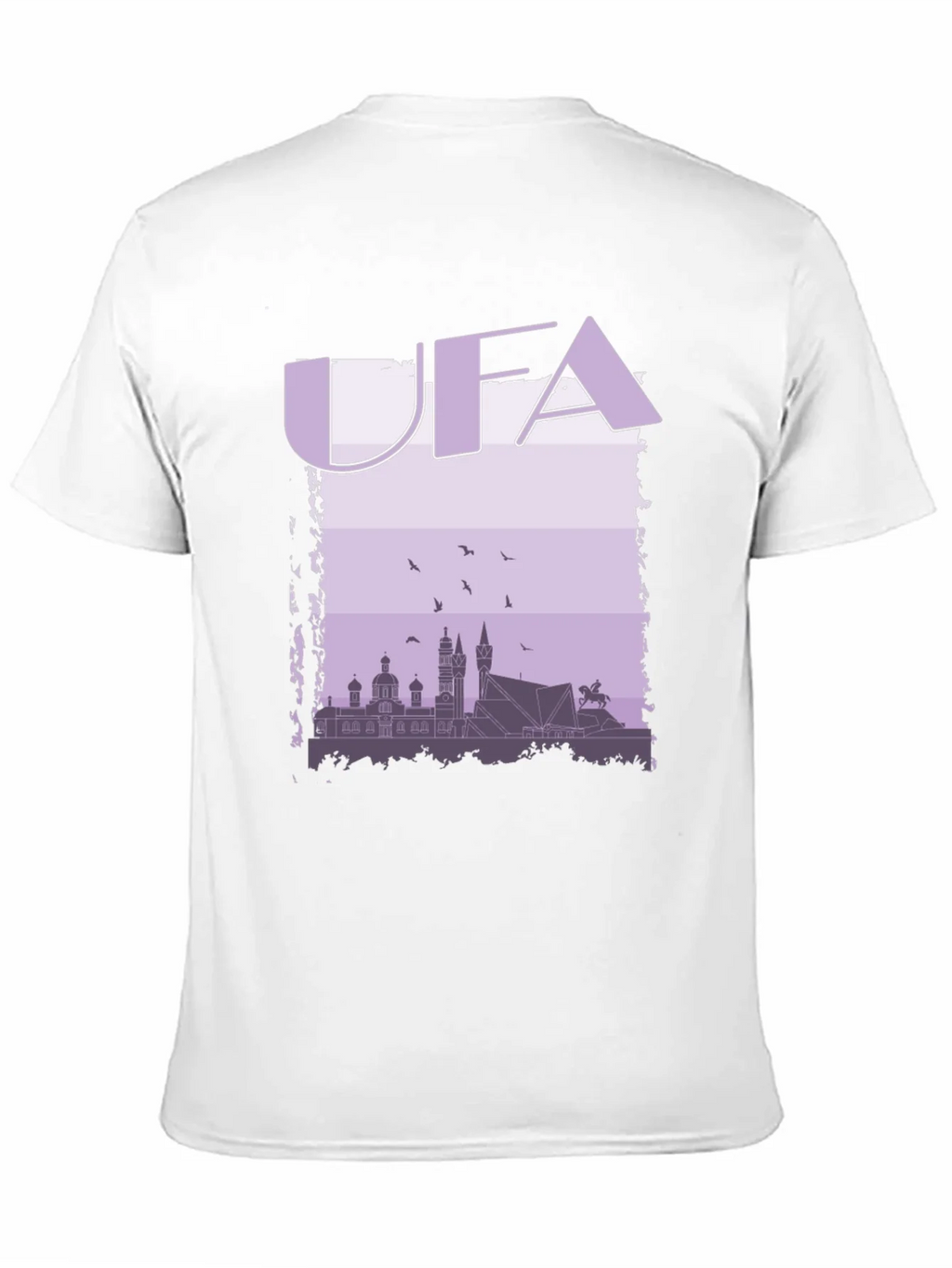 UFA Skyline Graphic T-Shirt - Black Cotton Tee product image 5