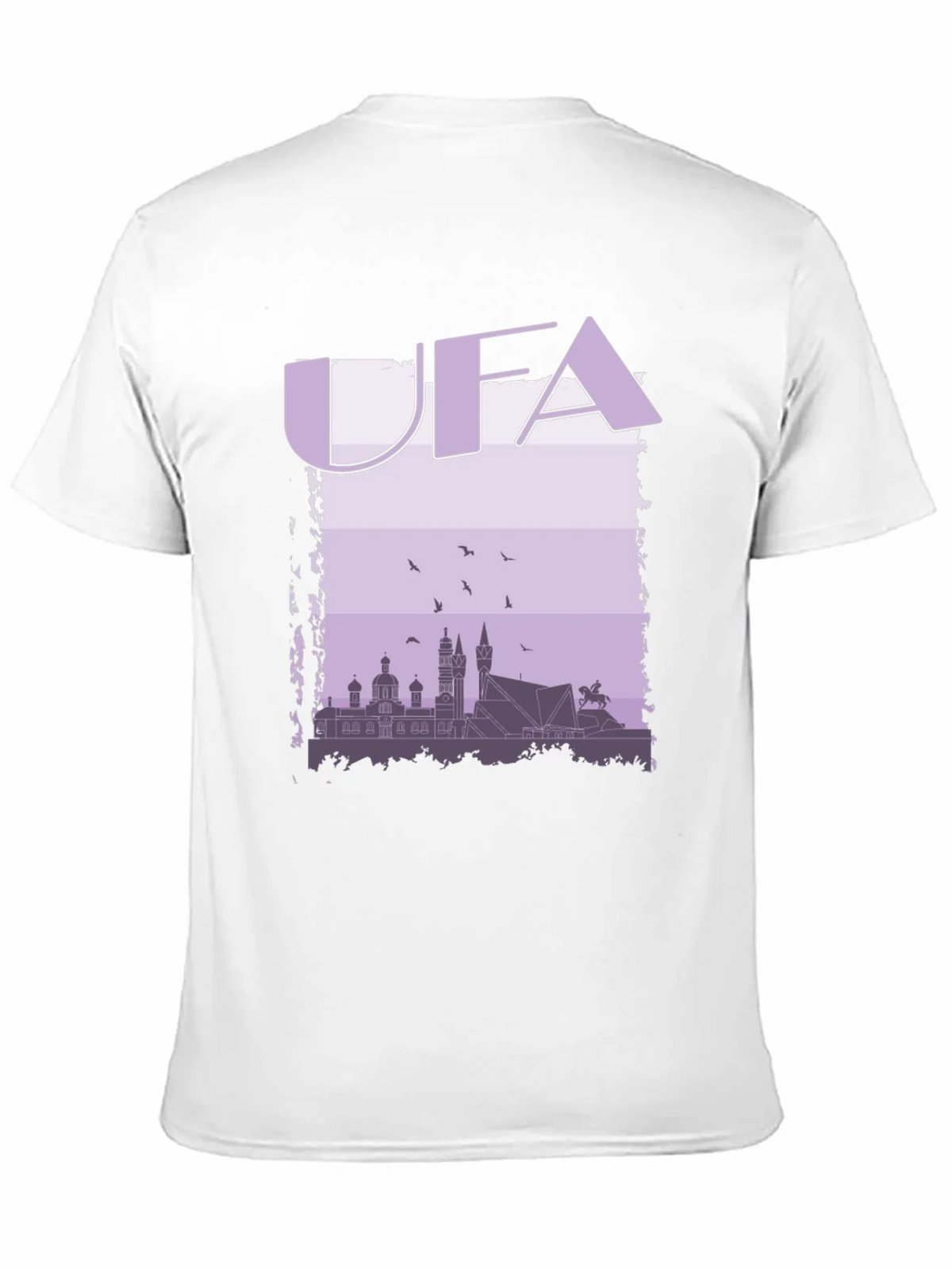 UFA Skyline Graphic T-Shirt - Black Cotton Tee product image 5