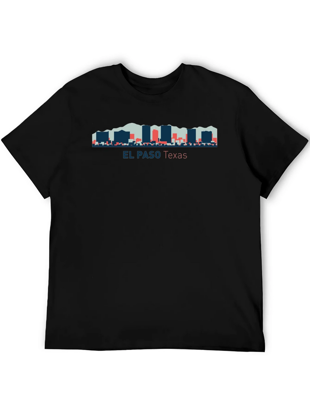 El Paso Texas Skyline Graphic T-Shirt product image 3