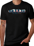 El Paso Texas Skyline Graphic T-Shirt product image 1