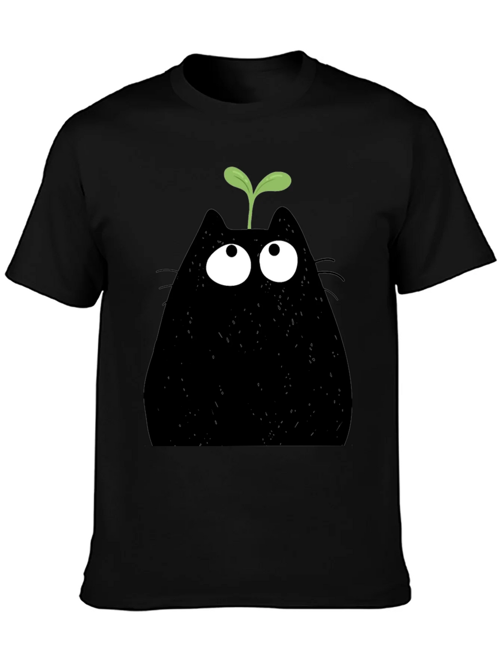 Funny Cat Sprout Graphic T-Shirt product image 2