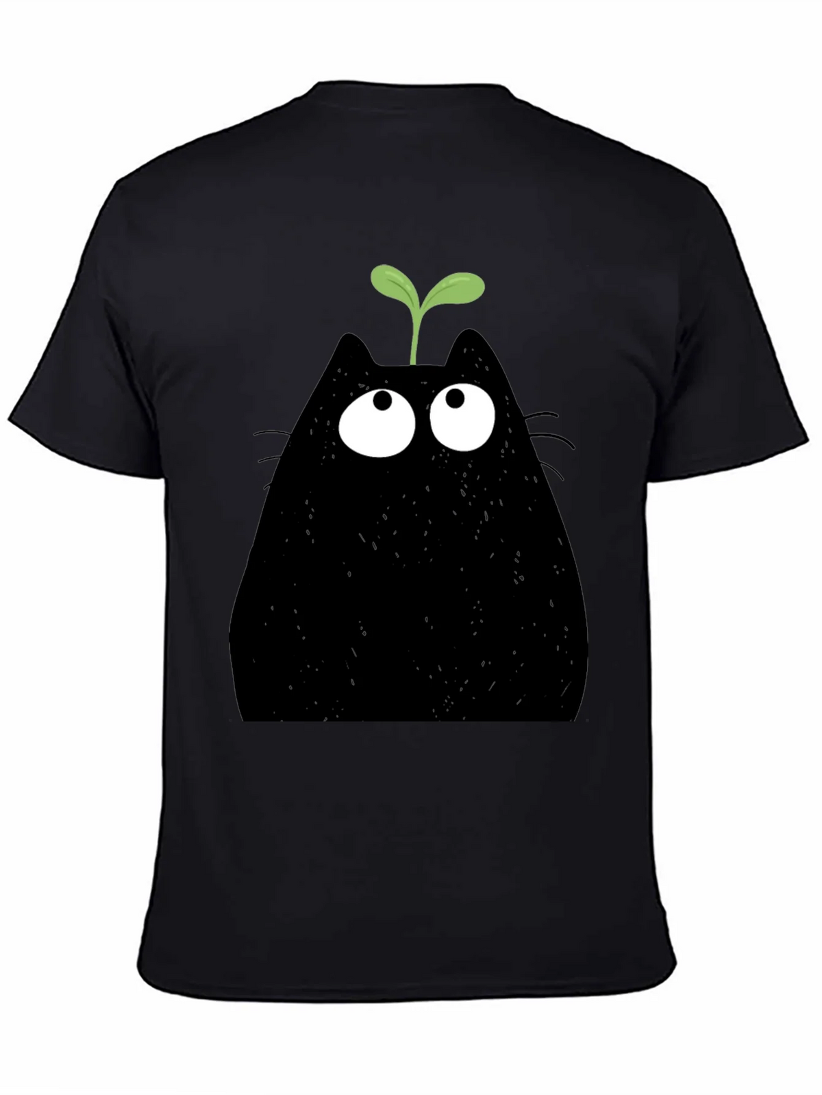 Funny Cat Sprout Graphic T-Shirt product image 3