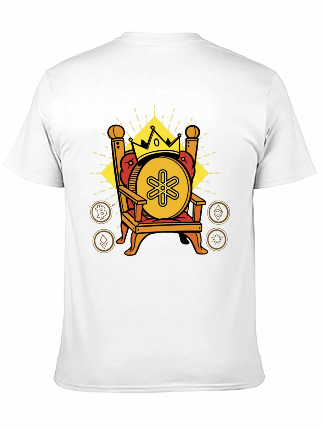Crypto King Black T-Shirt product image 10