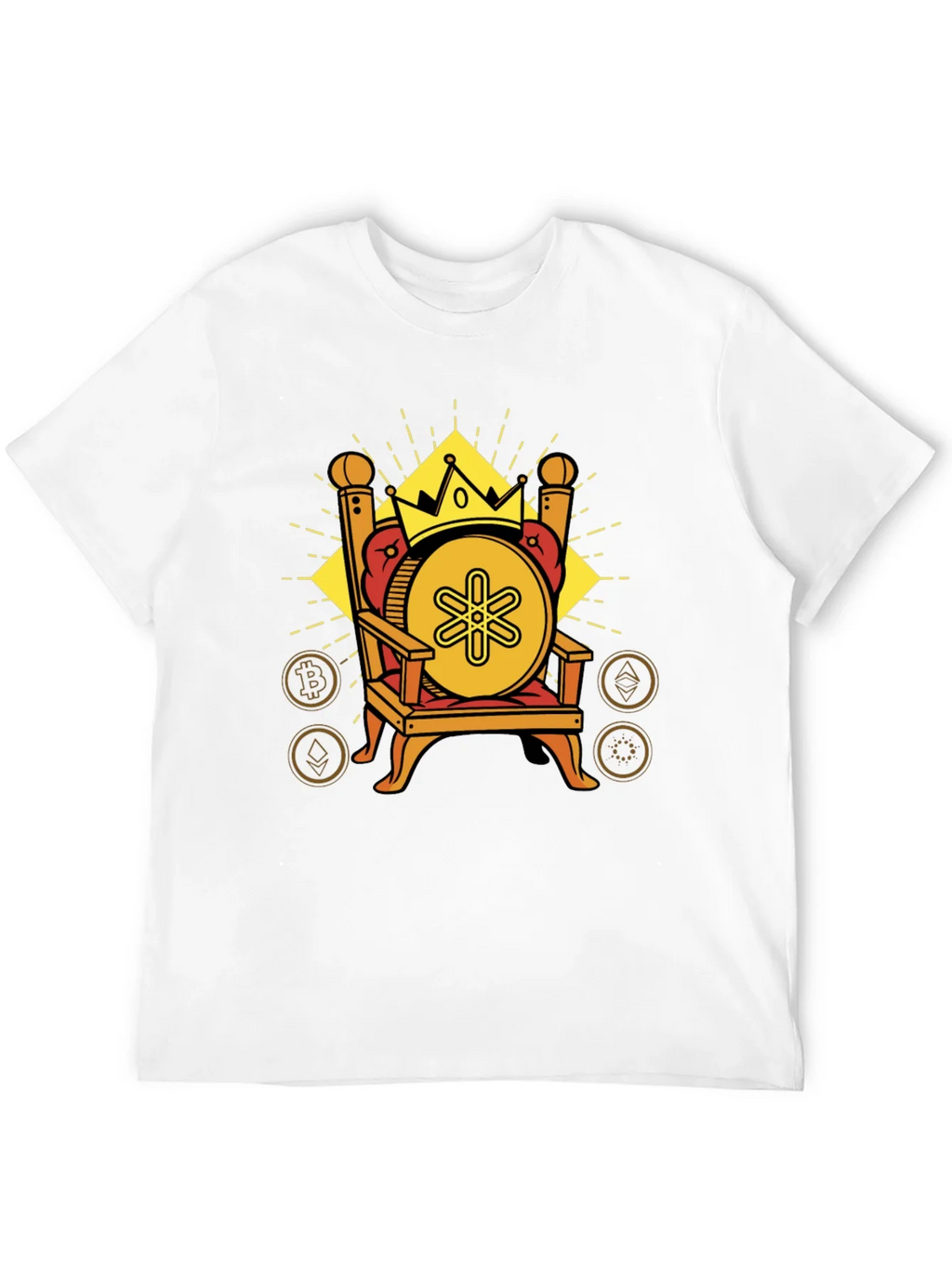Crypto King Black T-Shirt product image 11