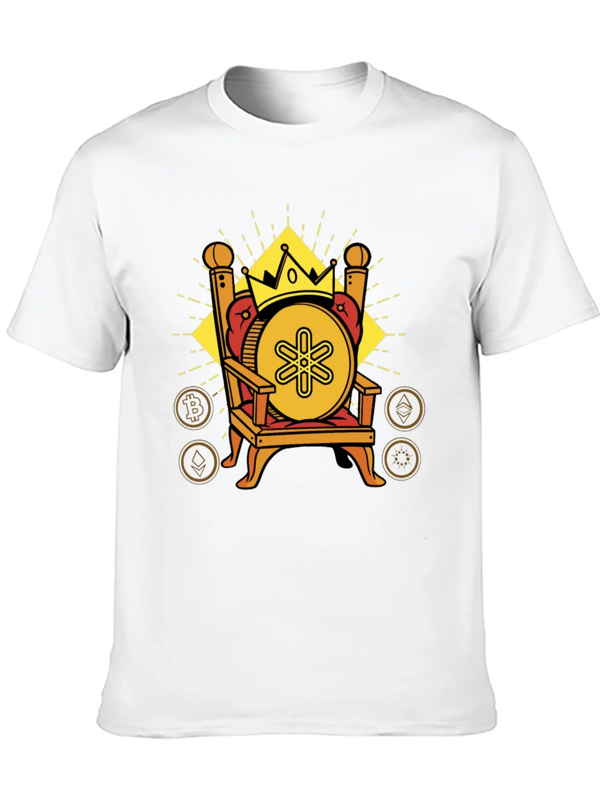 Crypto King Black T-Shirt product image 9