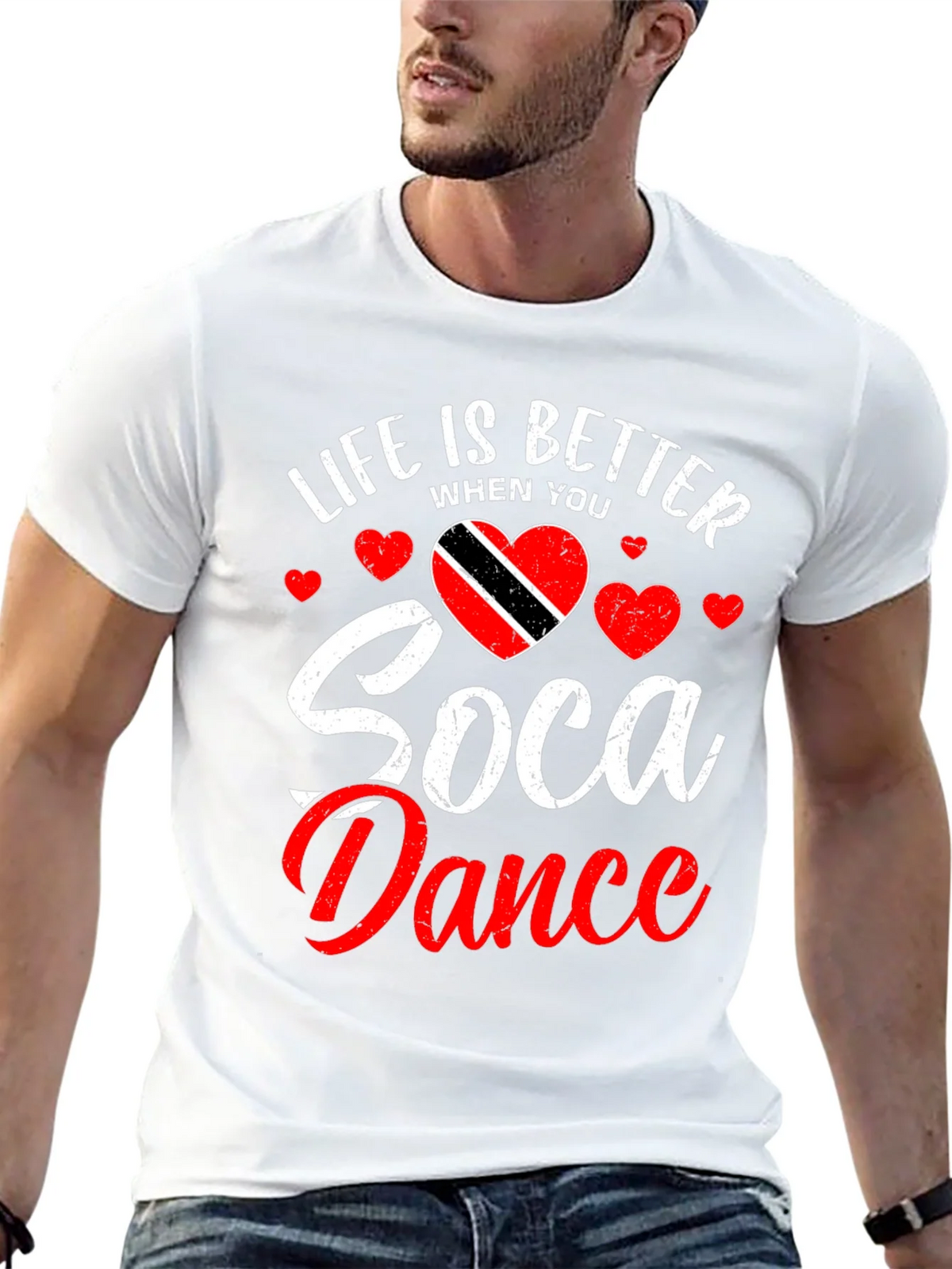 Life is Better Soca Dance Black T-Shirt product image 12