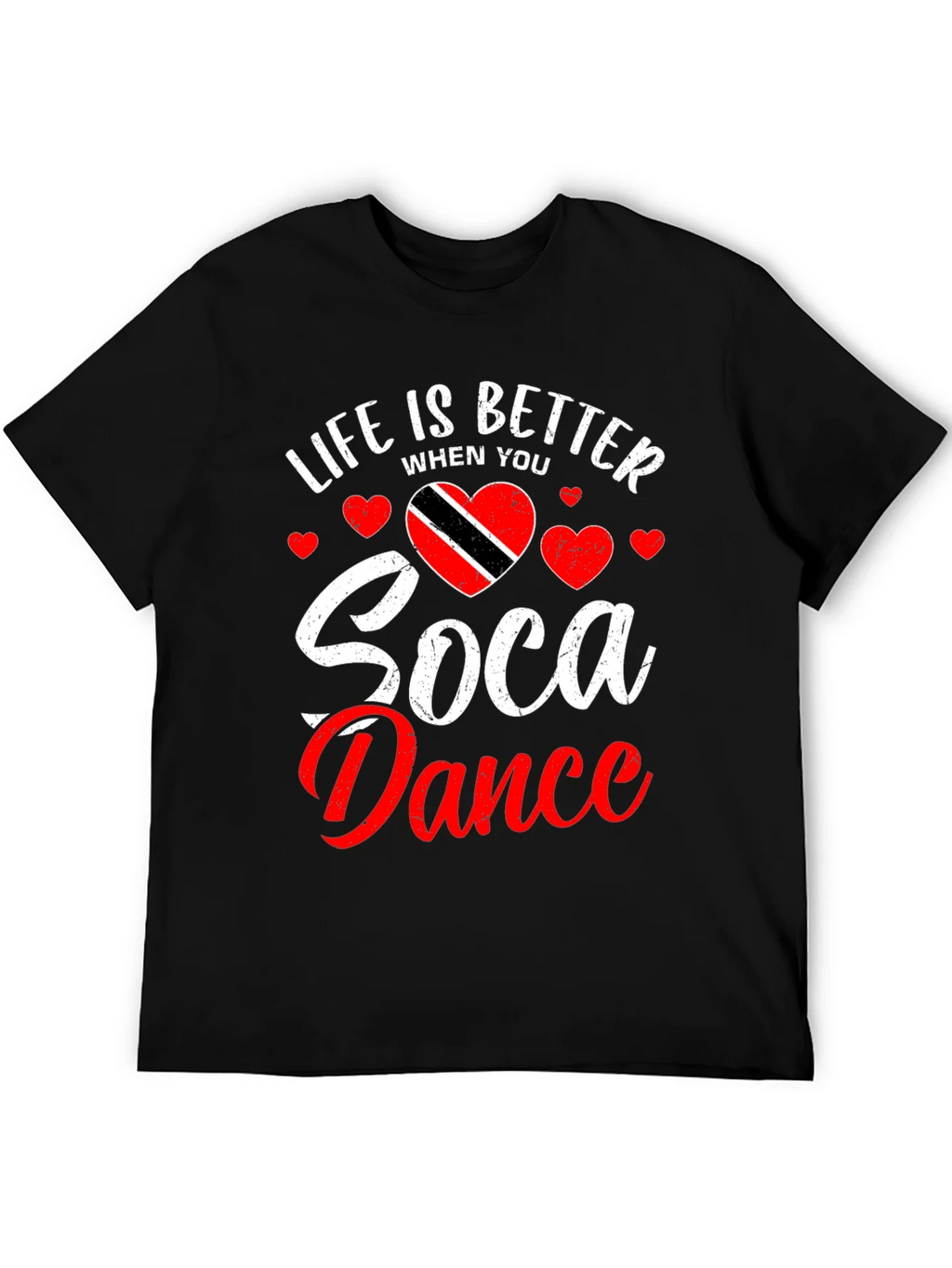 Life is Better Soca Dance Black T-Shirt product image 5