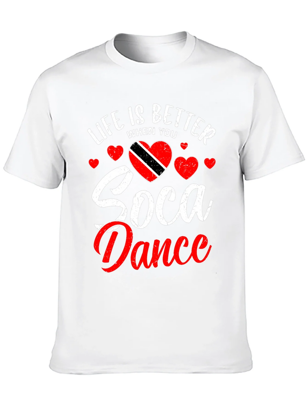 Life is Better Soca Dance Black T-Shirt product image 9