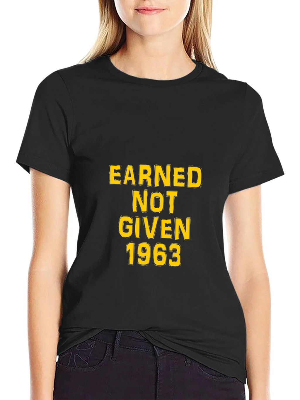 Earned Not Given 1963 Black Tee product image 2