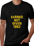 Earned Not Given 1963 Black Tee product image 1