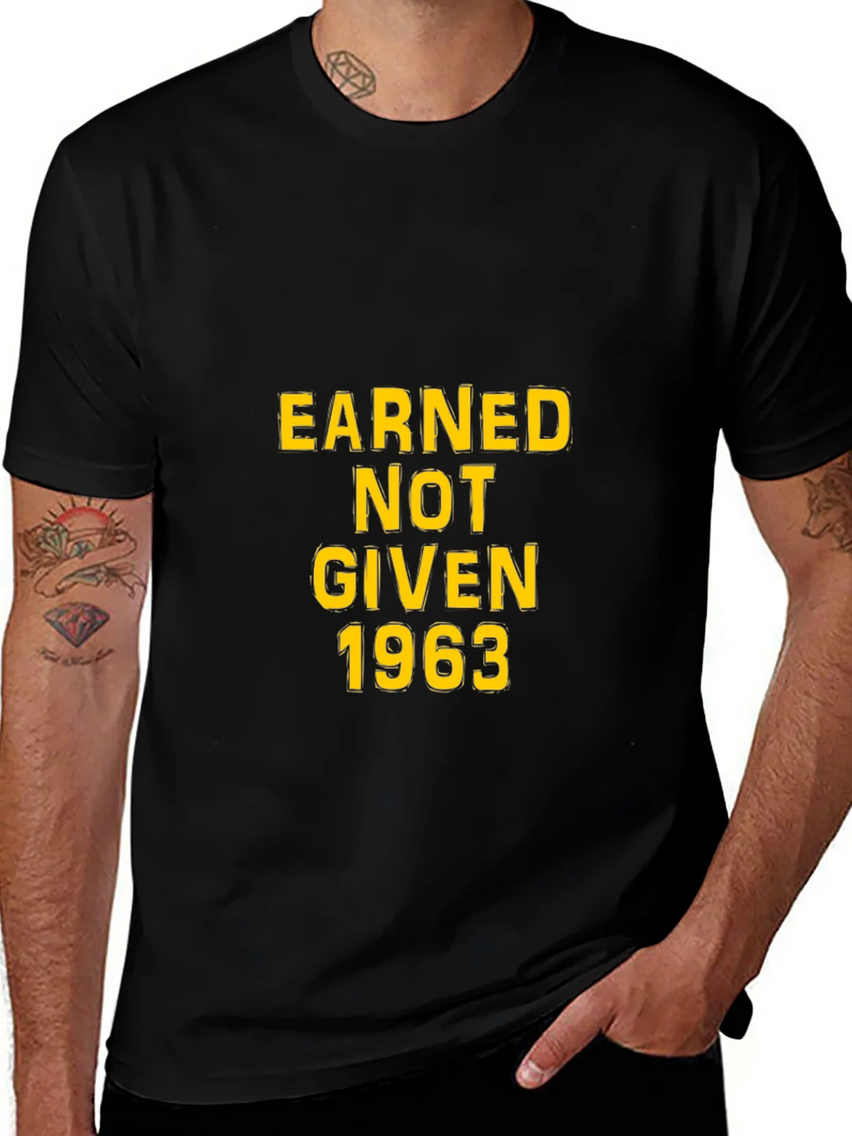 Earned Not Given 1963 Black Tee product image 1
