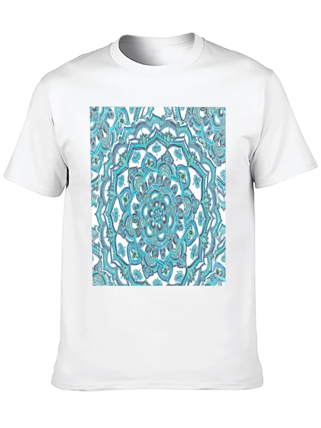Mandala Graphic Tee - Soft Black Cotton T-Shirt product image 9