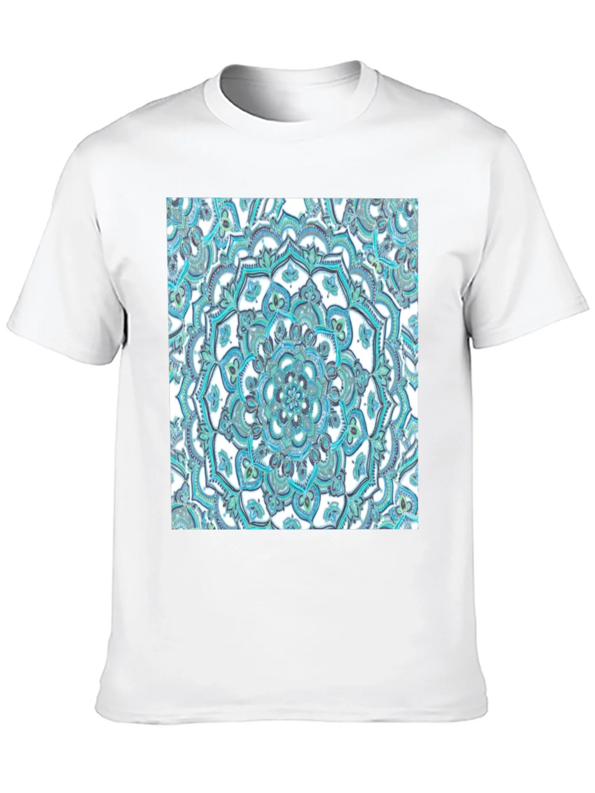Mandala Graphic Tee - Soft Black Cotton T-Shirt product image 9