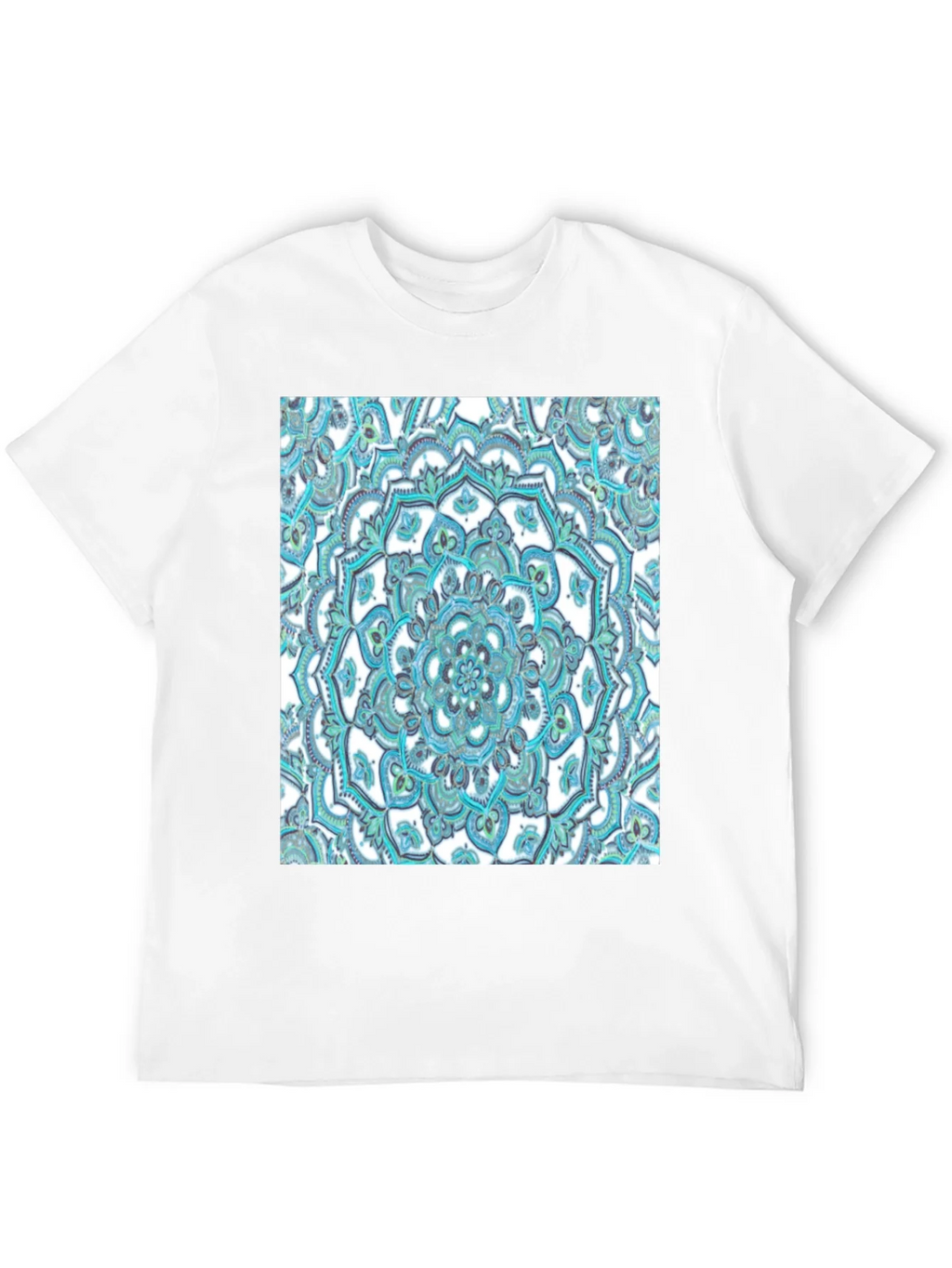 Mandala Graphic Tee - Soft Black Cotton T-Shirt product image 11