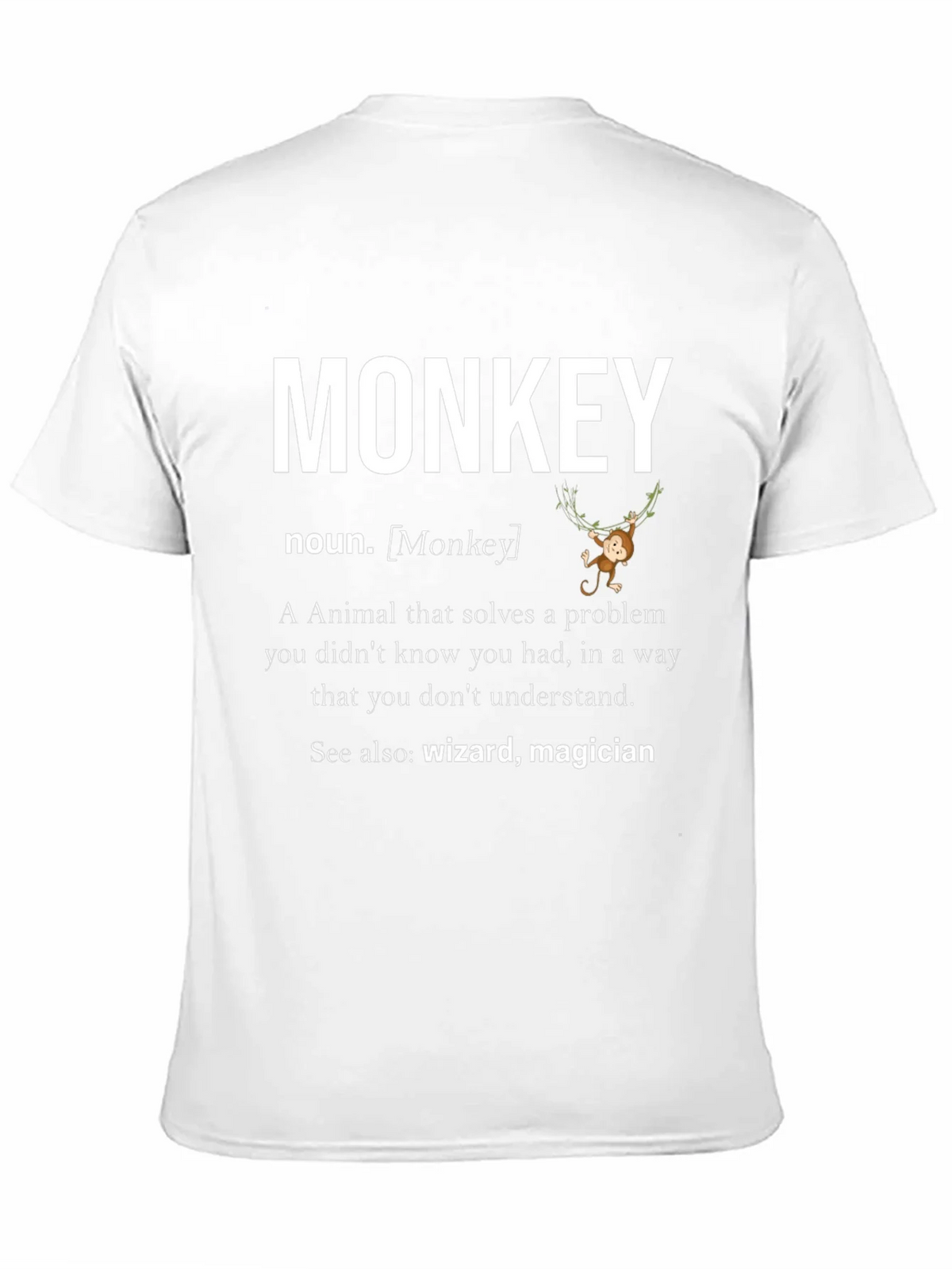 Monkey Definition Graphic T-Shirt product image 10