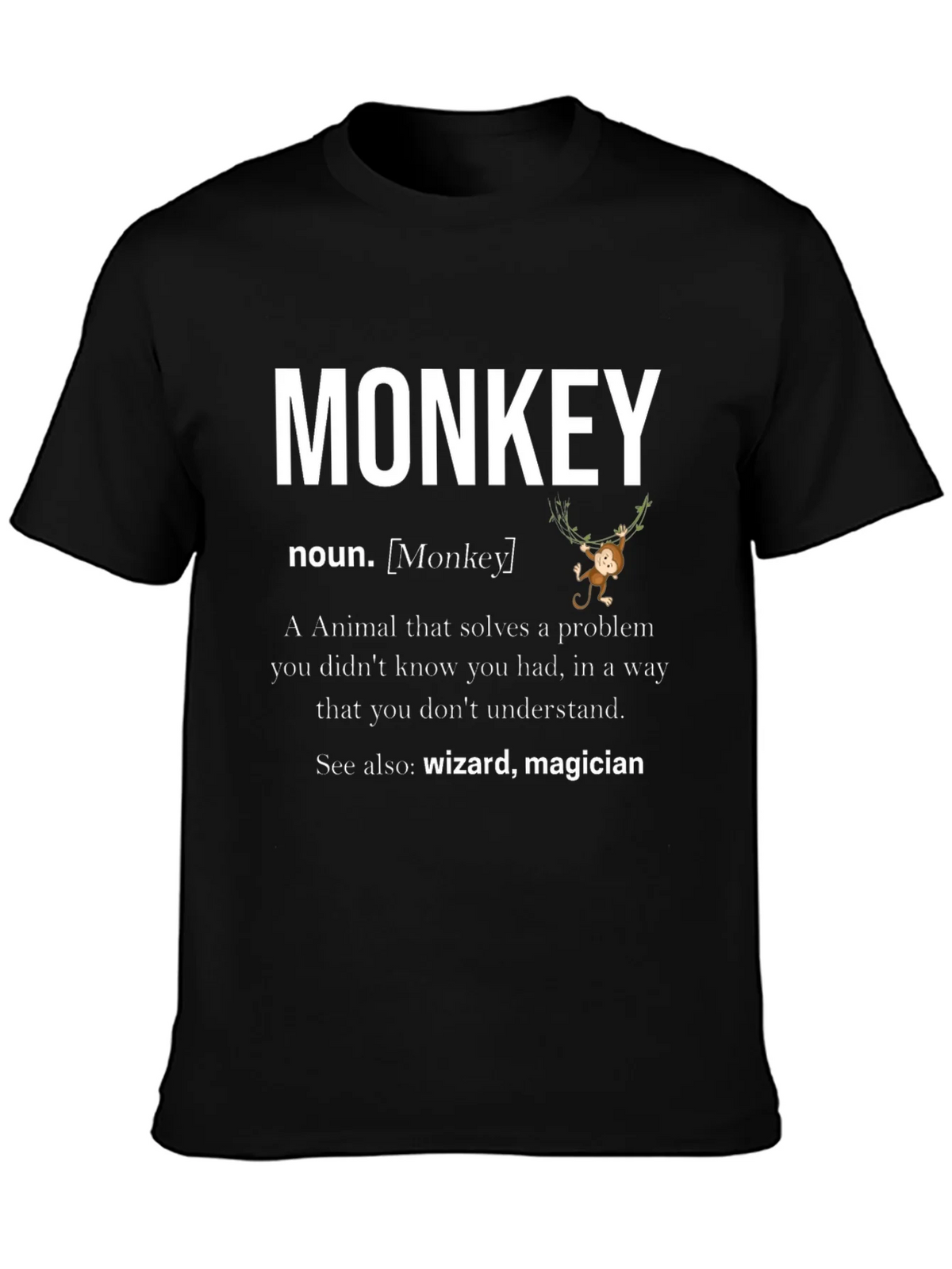 Monkey Definition Graphic T-Shirt product image 3