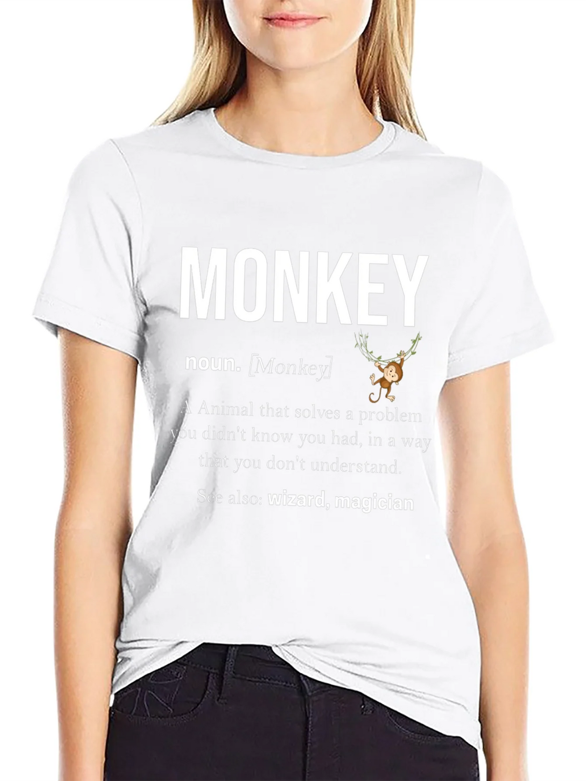 Monkey Definition Graphic T-Shirt product image 8