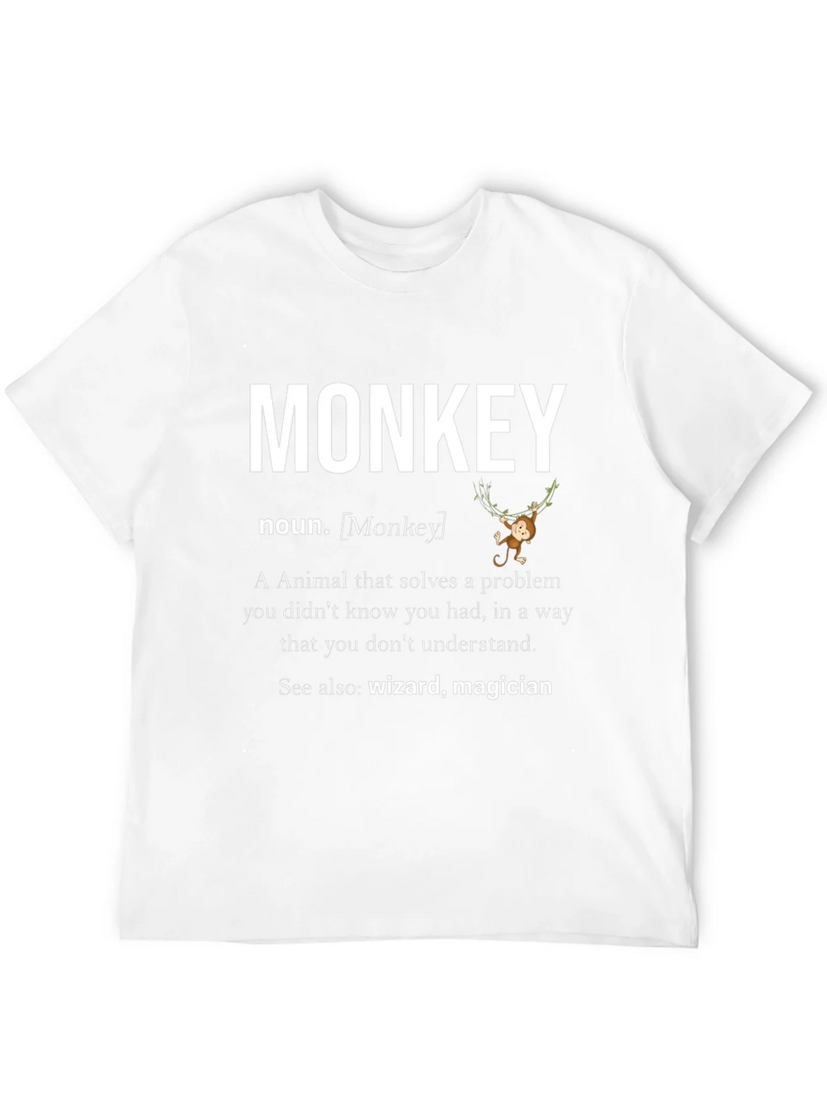 Monkey Definition Graphic T-Shirt product image 11