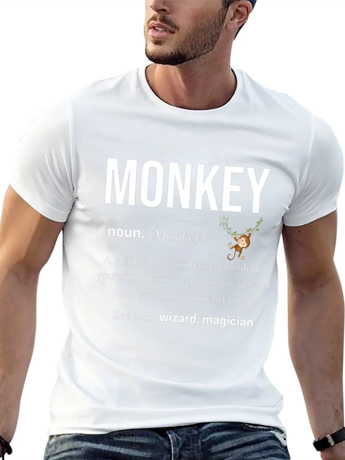 Monkey Definition Graphic T-Shirt product image 12