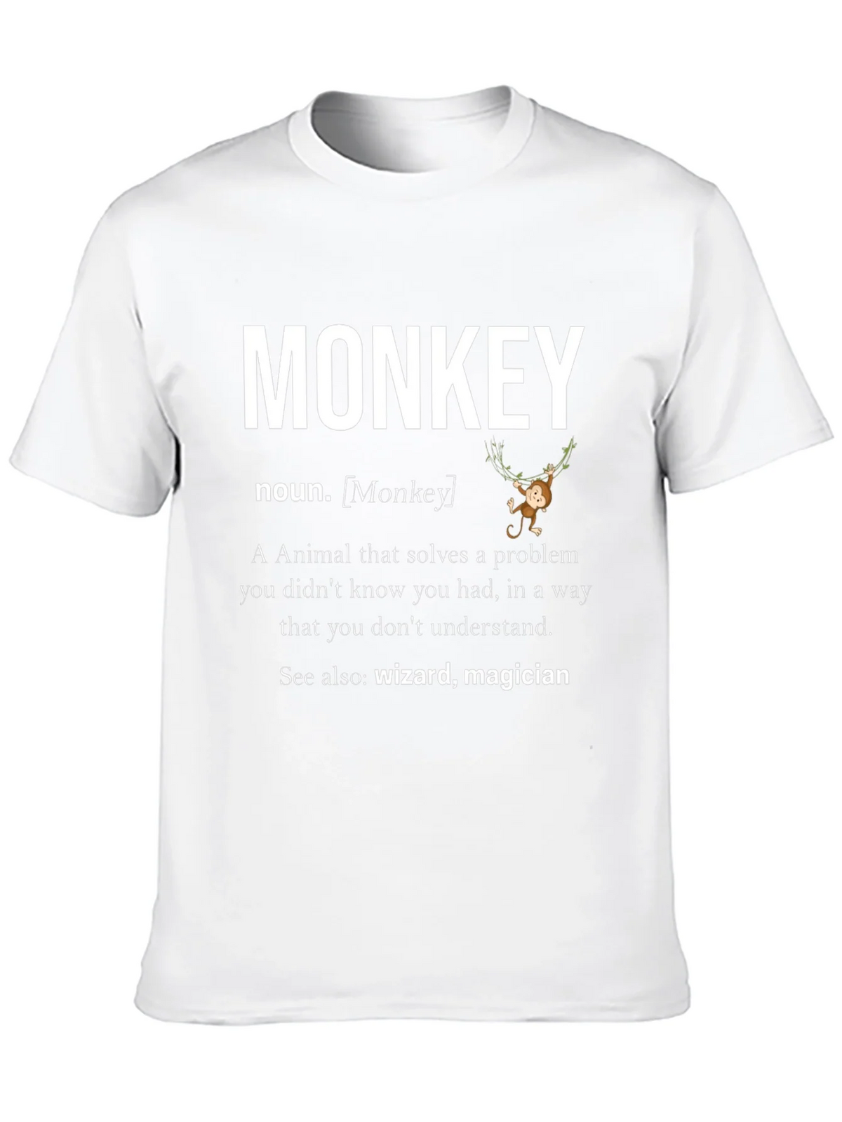 Monkey Definition Graphic T-Shirt product image 9