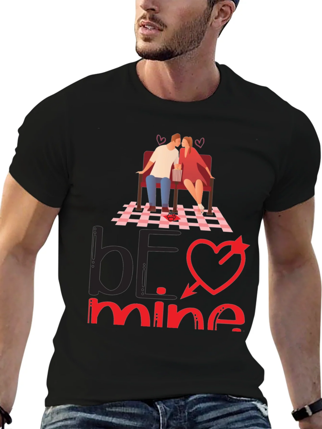 Be Mine Graphic T-Shirt - Romantic Valentines Day product image 6