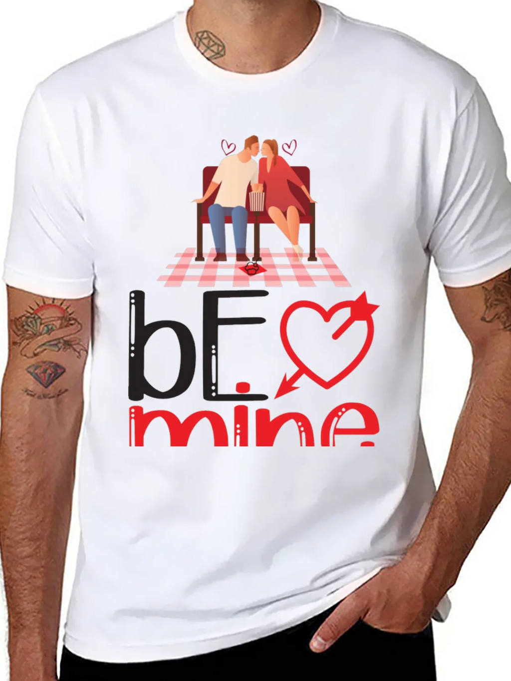 Be Mine Graphic T-Shirt - Romantic Valentines Day product image 7