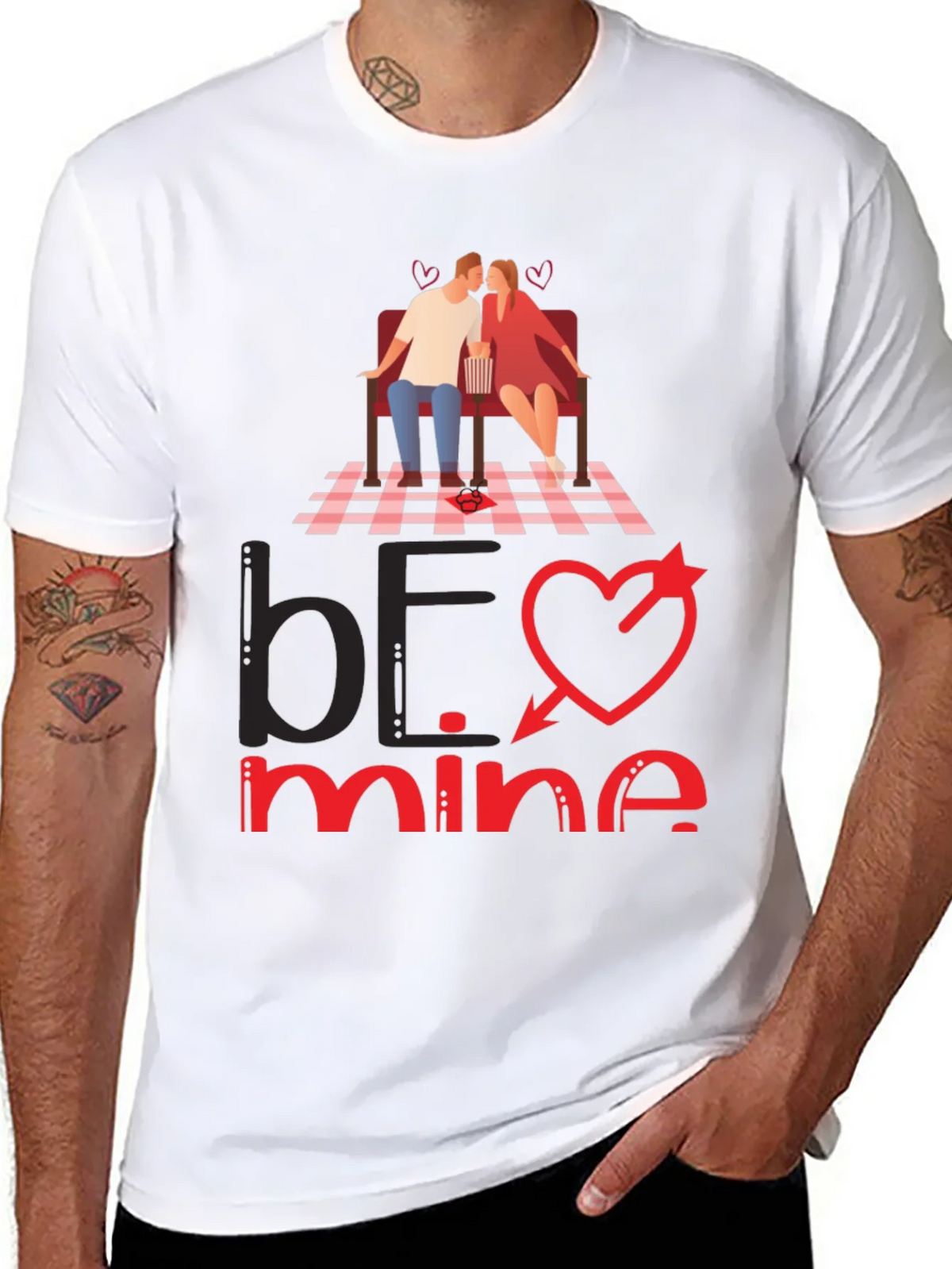 Be Mine Graphic T-Shirt - Romantic Valentines Day product image 7