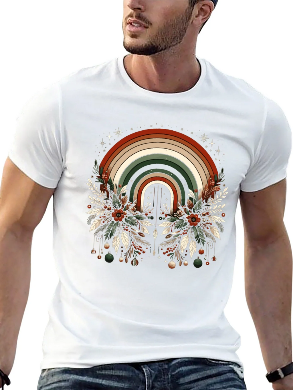Festive Rainbow Graphic Tee product image 7