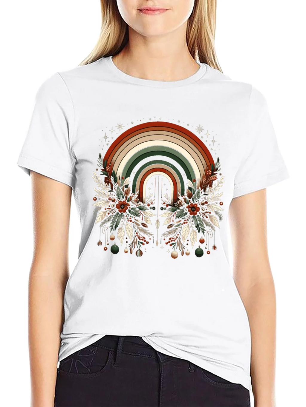 Festive Rainbow Graphic Tee product image 4
