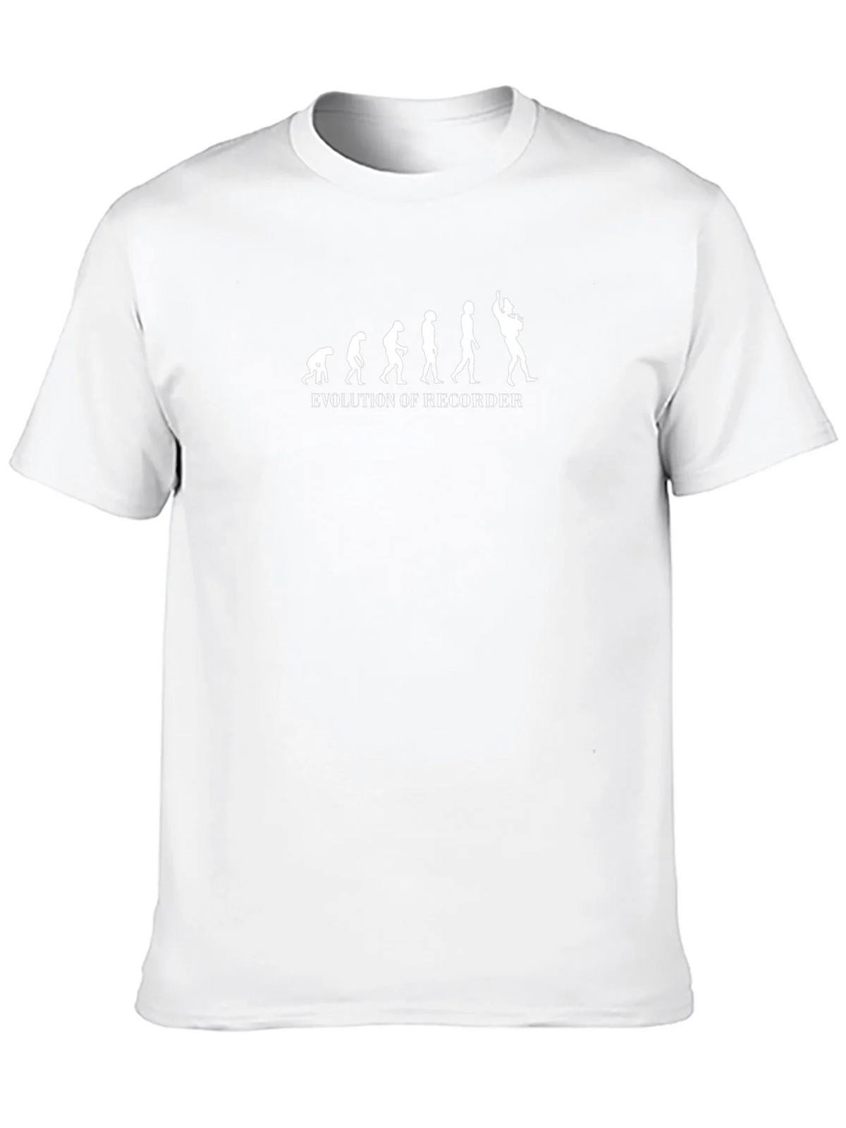 Evolution of Recorder Black Graphic Tee product image 9
