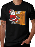 Santa Playing Piano Graphic Tee product image 1