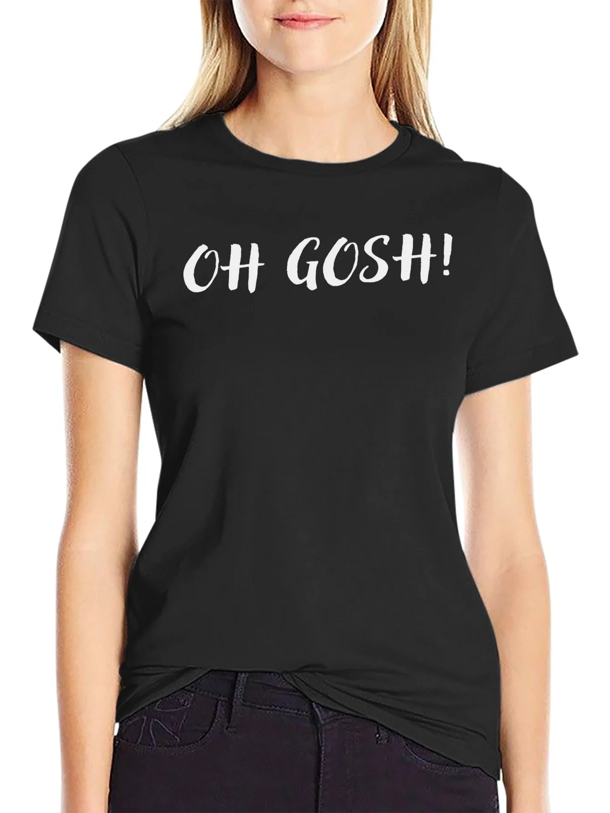 Oh Gosh! Graphic Black T-Shirt - Casual Style product image 2