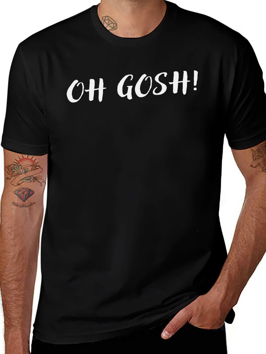 Oh Gosh! Graphic Black T-Shirt - Casual Style product image 1
