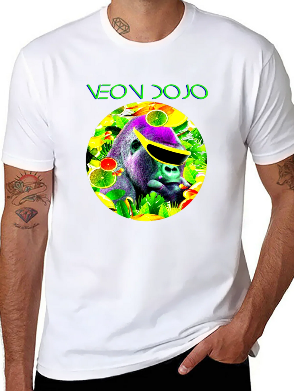 Neon Dojo Gorilla Graphic T-Shirt product image 6