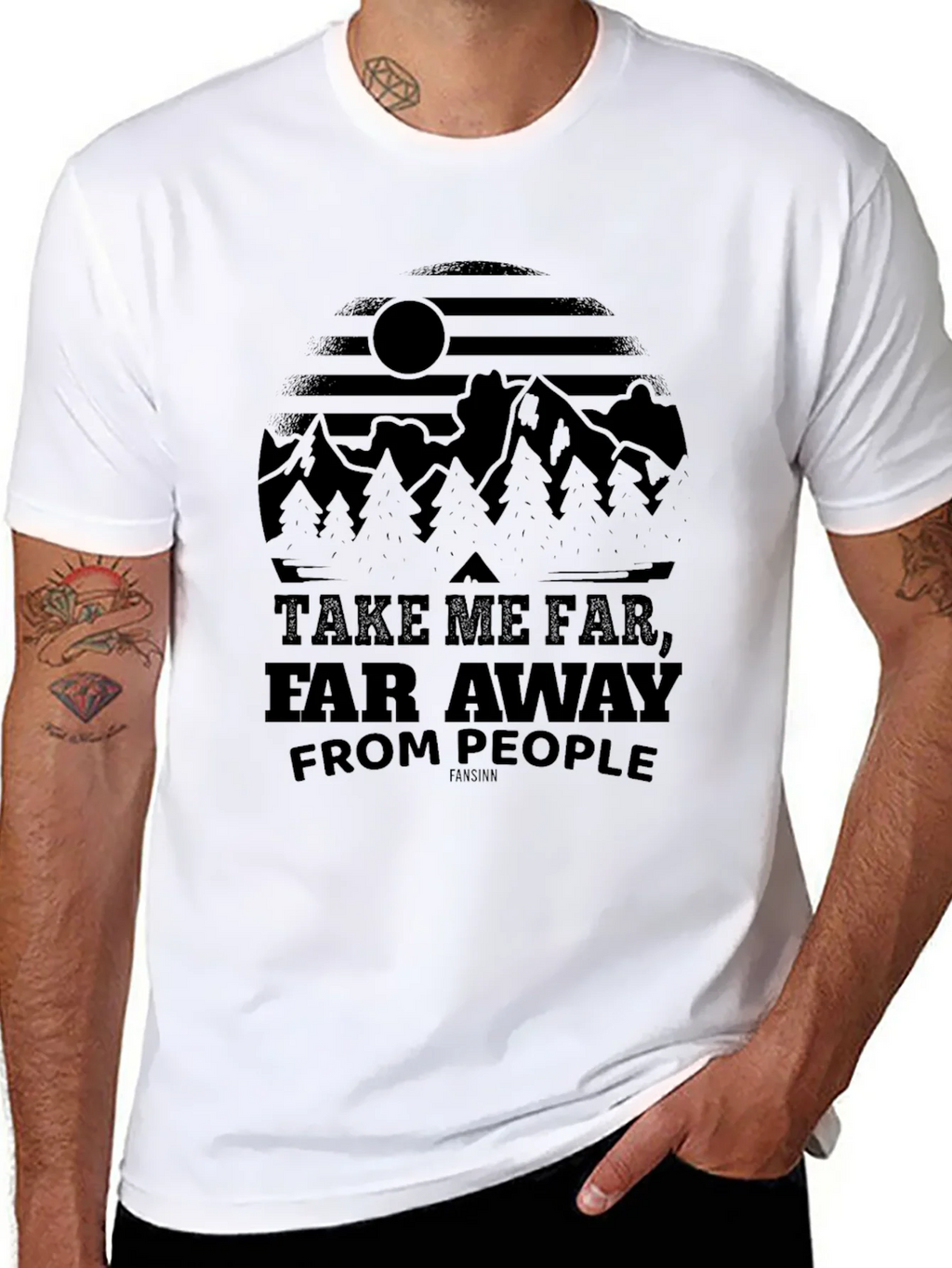 Take Me Far Away T-Shirt - Mountain Graphic Tee product image 7